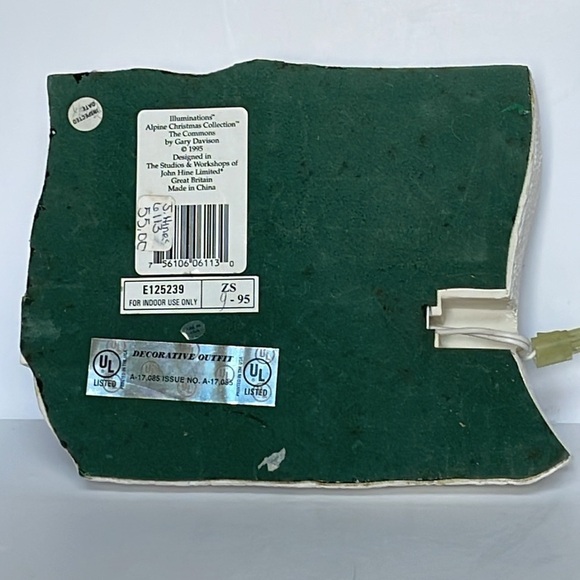 Illuminations Alpine Christmas The Commons Transformer End Caps John Hime 1995 - Picture 8 of 11